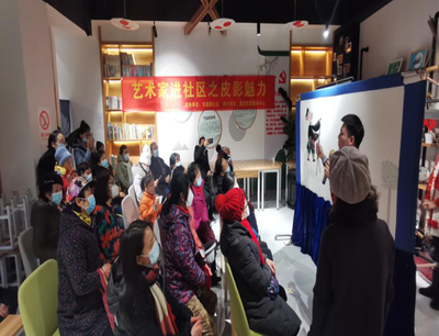 東坡路社區(qū)舉辦皮影戲觀賞活動(dòng)